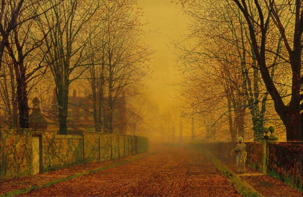 Lueur du soir - John atkinson grimshaw - Reproductions de tableaux et peintures haut de gamme