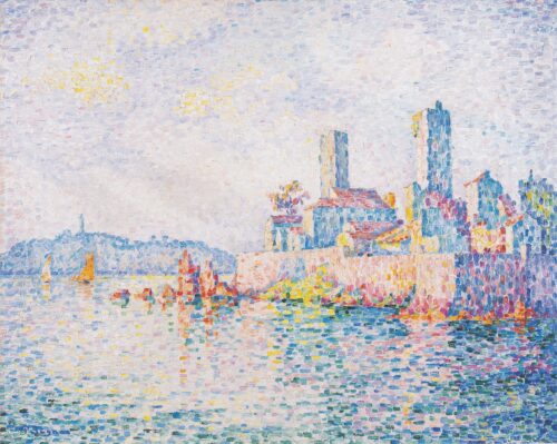 Antibes, les tours - Paul Signac - Reproductions de tableaux et peintures haut de gamme