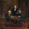 Les joueurs d'échecs - Thomas Eakins - Reproductions de tableaux et peintures haut de gamme