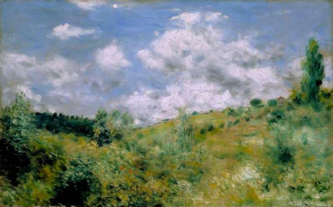 The Gust of Wind - Pierre-Auguste Renoir