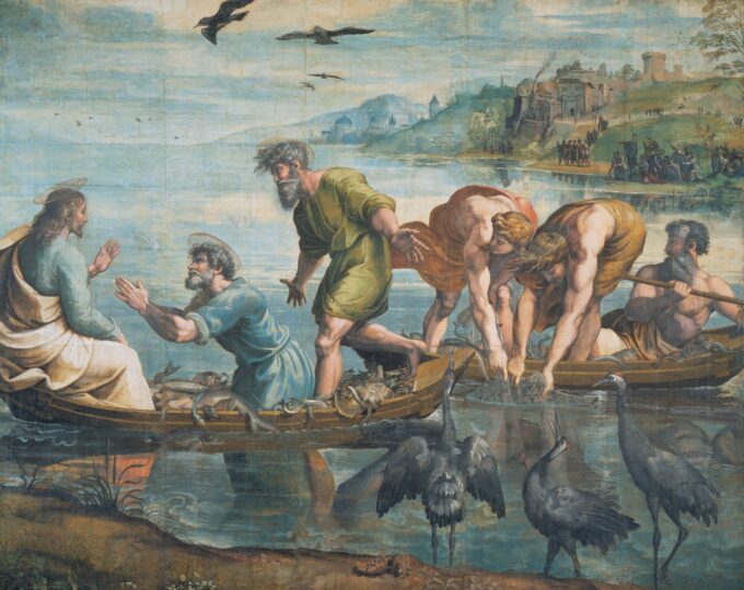 The miraculous draught of fishes - Raphael (painter)