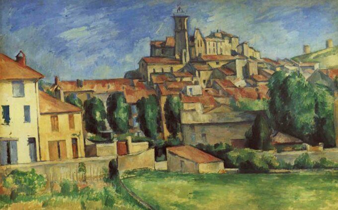 Gardanne (horizontal view) - Paul Cézanne