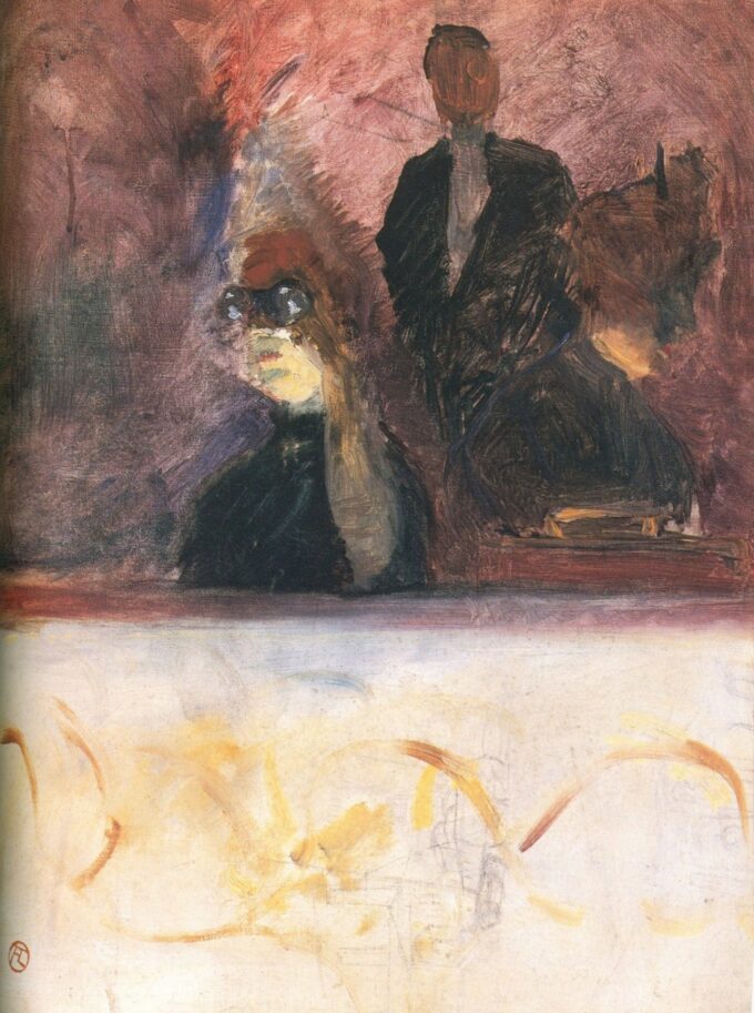 The Box of the Golden Mask - Toulouse Lautrec