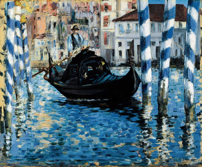 The Grand Canal in Venice - Edouard Manet