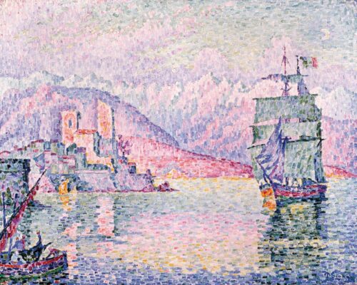 Antibes le soir, 1914 - Paul Signac - Reproductions de tableaux et peintures haut de gamme