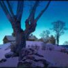 Ferme Hill Top, hiver - Maxfield Parrish - Reproductions de tableaux et peintures haut de gamme