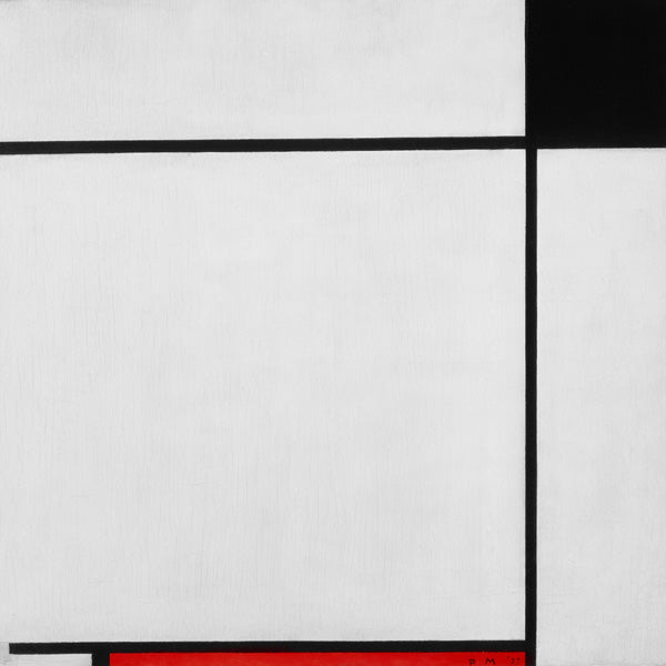 Composition with Black, Red and Gray - Mondrian