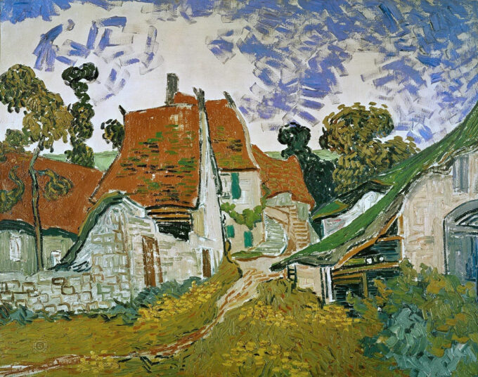 Village Street in Auvers - Van Gogh