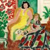 Robe Jaune Et Robe Arlequin - Matisse - Reproductions de tableaux et peintures haut de gamme