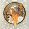 Têtes Byzantines : Blonde - Mucha - Reproductions de tableaux et peintures haut de gamme