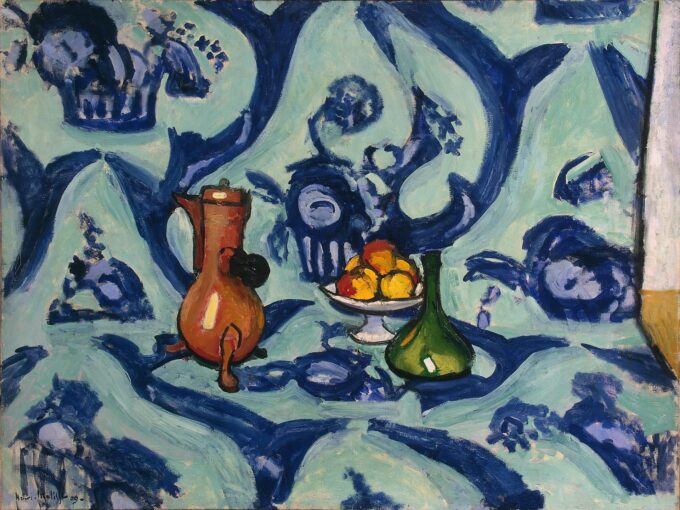 Still Life with Blue Tablecloth – Matisse Oil Painting Reproduction