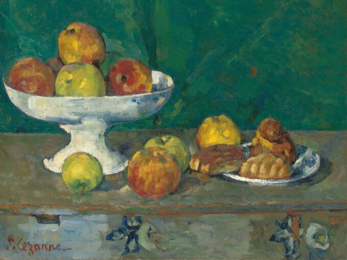 Still Life with Apples and Biscuits – Paul Cézanne

High-Quality Oil Painting Reproduction of Nature Morte with Apples and Biscuits by Paul Cézanne