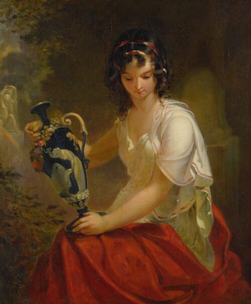 Nydia, la fille de Pompéi - Emanuel Leutze - Reproductions de tableaux et peintures haut de gamme