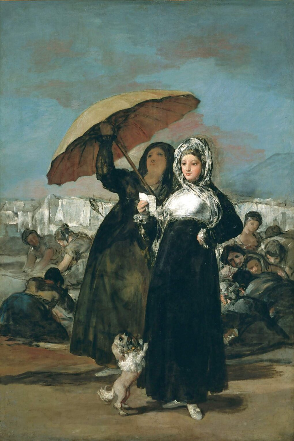 La lettre - Francisco de Goya - Reproductions de tableaux et peintures haut de gamme