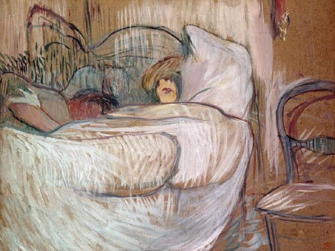 The bed - Toulouse Lautrec