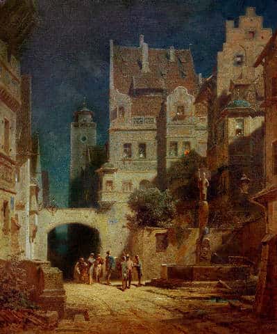 Serenade in the Moonlight - Carl Spitzweg