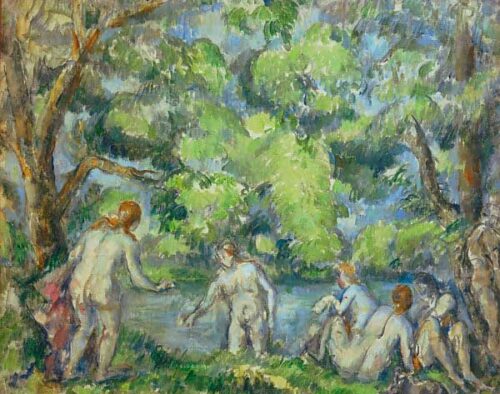 Baigneurs (Undinen) - Paul Cézanne - Reproductions de tableaux et peintures haut de gamme