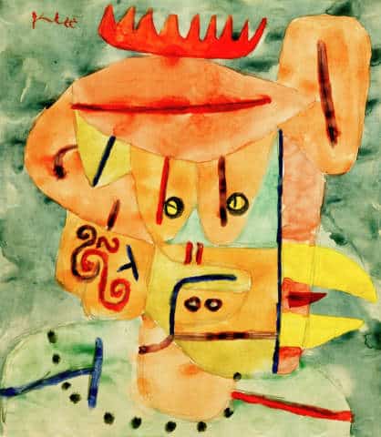 Masque LAPUL – Paul Klee Oil Painting Reproduction: High-Quality Artwork for Sale