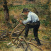 Père Melonbeim des scies à bois - Camille Pissarro - Reproductions de tableaux et peintures haut de gamme