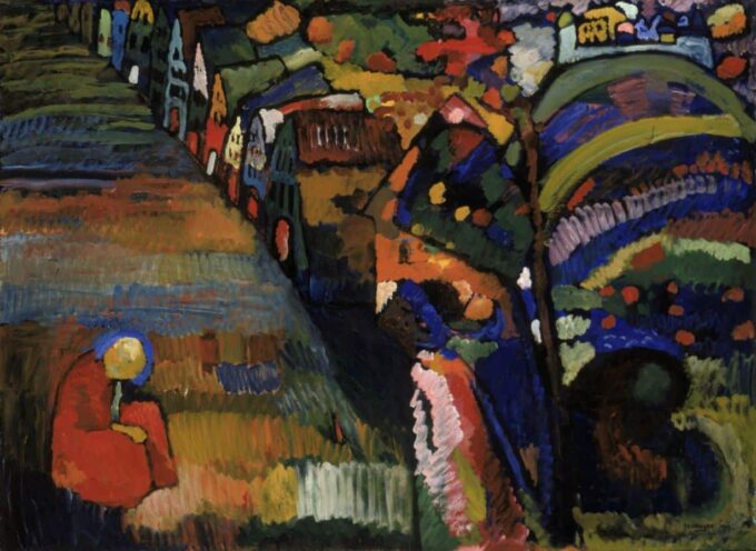 House painting - Vassily Kandinsky