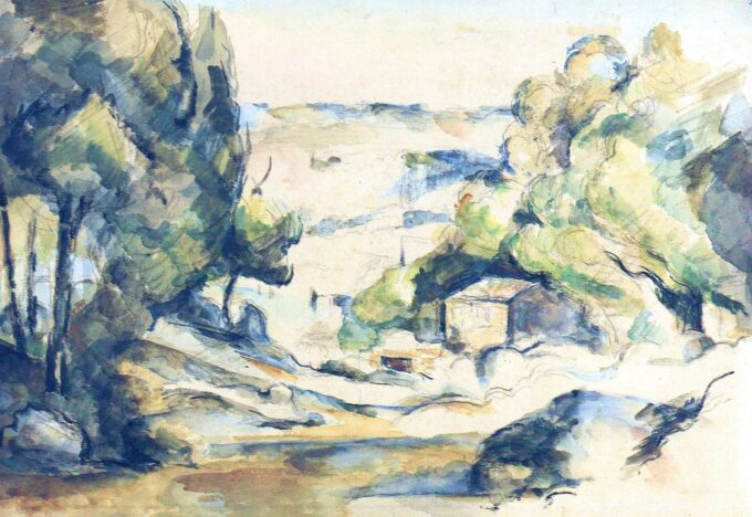 Landscape in Provence - Paul Cézanne