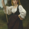 Broyeur de foin - William Bouguereau - Reproductions de tableaux et peintures haut de gamme