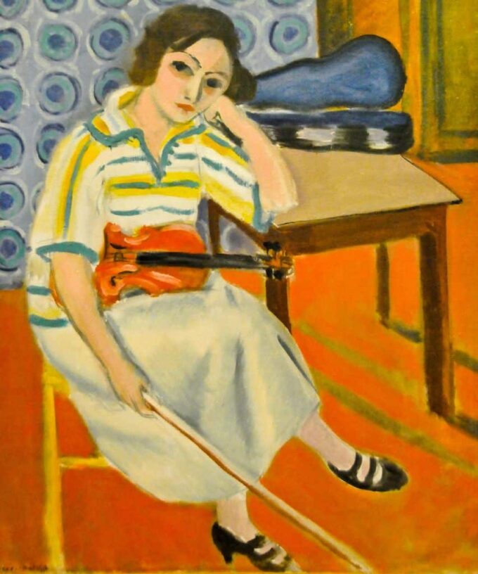 Woman with a Violin 1921 - Matisse