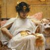 Cléopatre - John William Waterhouse - Reproductions de tableaux et peintures haut de gamme