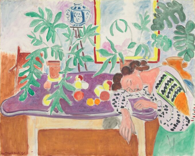 Still Life with a Sleeping Woman – Matisse Oil Painting Reproduction