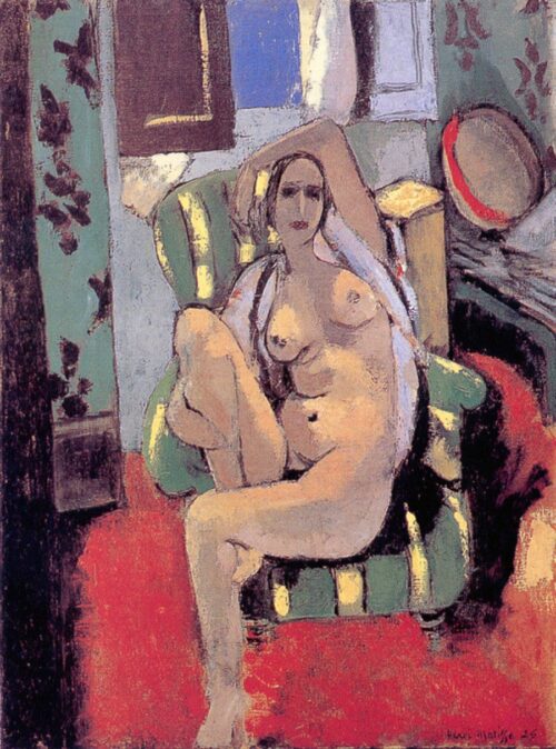 Odalisque avec un tambourin - Matisse - Reproductions de tableaux et peintures haut de gamme