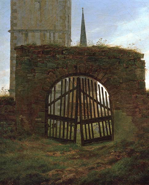 The Kirchhof - Caspar David Friedrich