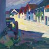 Rue Murnau - Vassily Kandinsk - Reproductions de tableaux et peintures haut de gamme