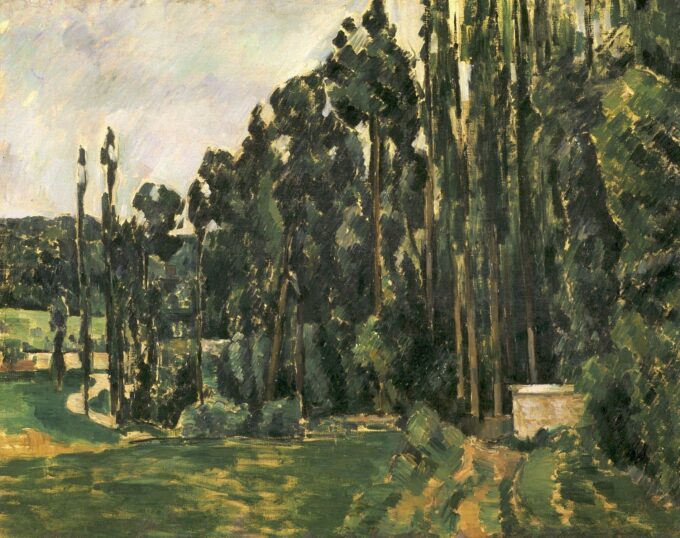 Poplars - Paul Cézanne