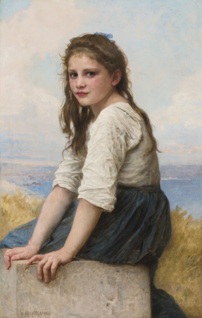 By the Seashore - William Bouguereau