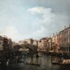 Les Rialtobruecke du sud - Giovanni Antonio Canal - Reproductions de tableaux et peintures haut de gamme