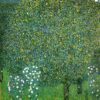 Rosiers sous les arbres - Gustav Klimt - Reproductions de tableaux et peintures haut de gamme