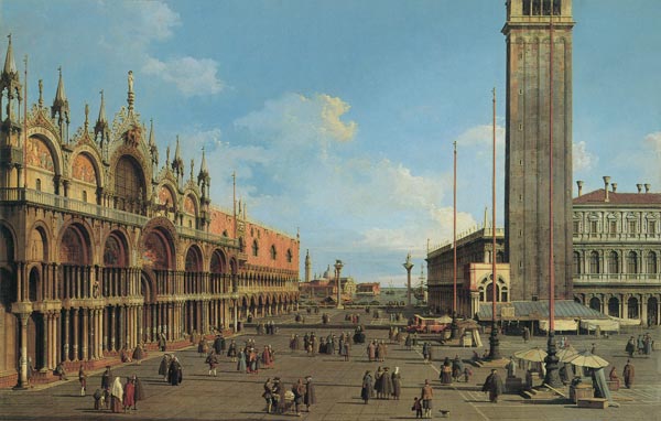 Saint Mark's Square facing South - Giovanni Antonio Canal