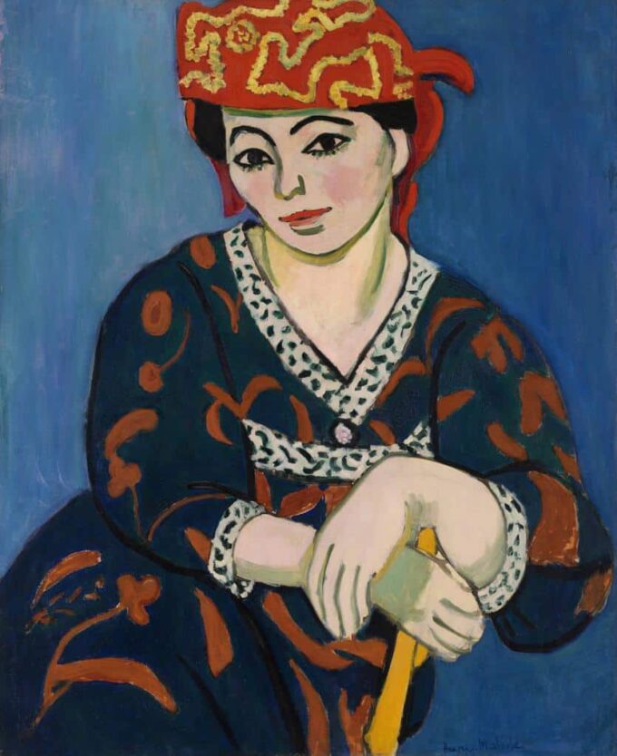 The Red Headdress of Madras - Matisse