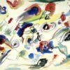 Aquarelle abstraite - Vassily Kandinsky - Reproductions de tableaux et peintures haut de gamme