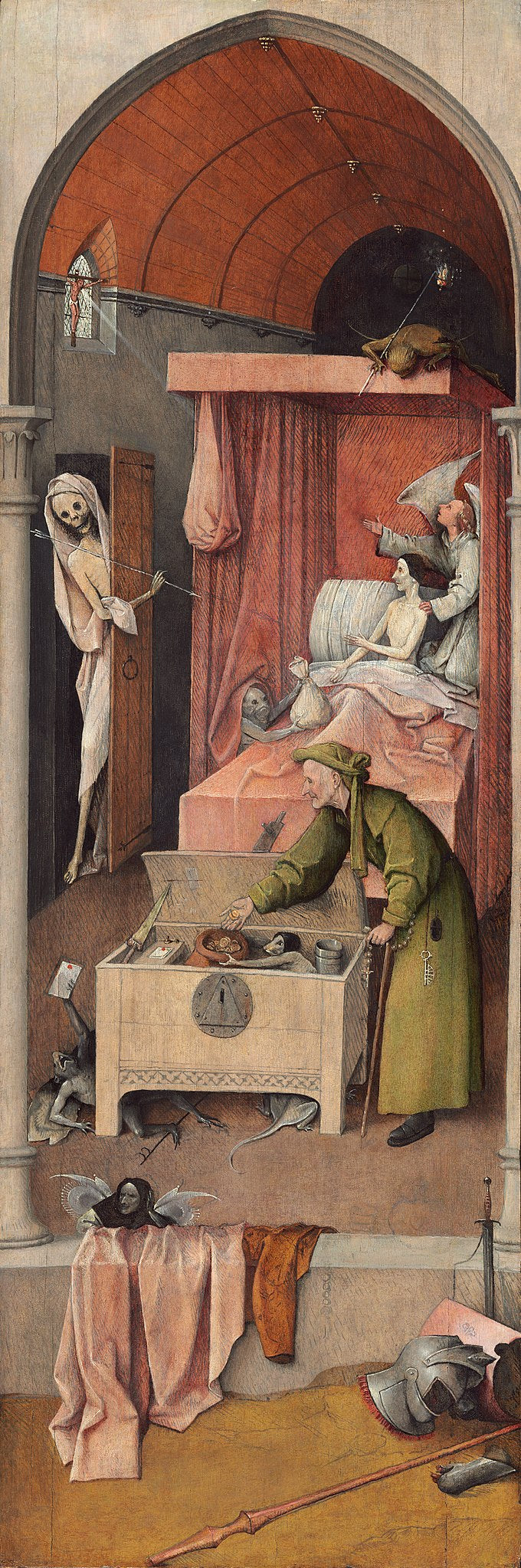 The Death and the Miser - Jérôme Bosch