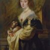 Portrait d'une dame avec un petit chien - Peter Paul Rubens - Reproductions de tableaux et peintures haut de gamme