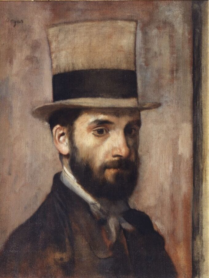 Portrait of the painter Leon Bonnat - Edgar Degas