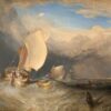 Bateaux de pêche - William Turner - Reproductions de tableaux et peintures haut de gamme