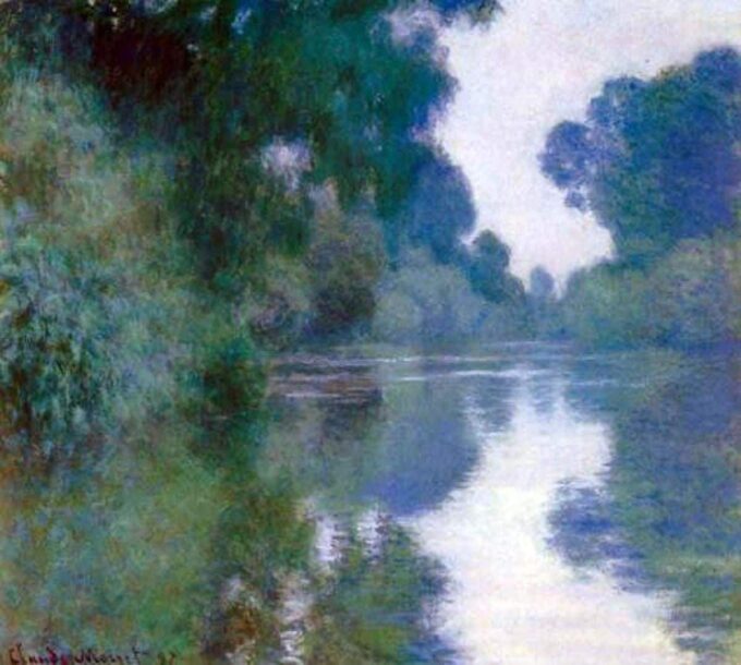 Seine River near Giverny - Claude Monet