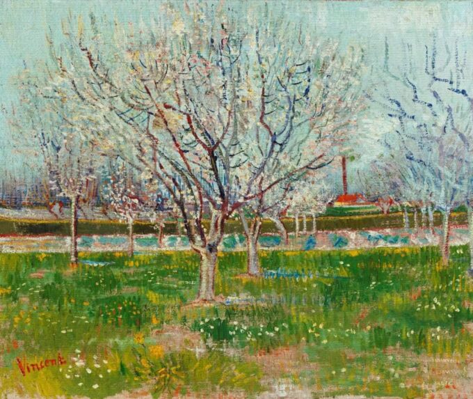 Jardin fruitier fleurissant - Van Gogh - Reproductions de tableaux et peintures haut de gamme