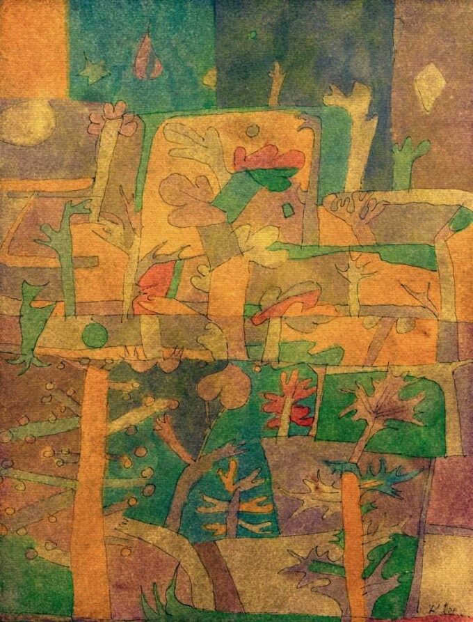 Landscape of an Oriental Garden, 1924 - Paul Klee