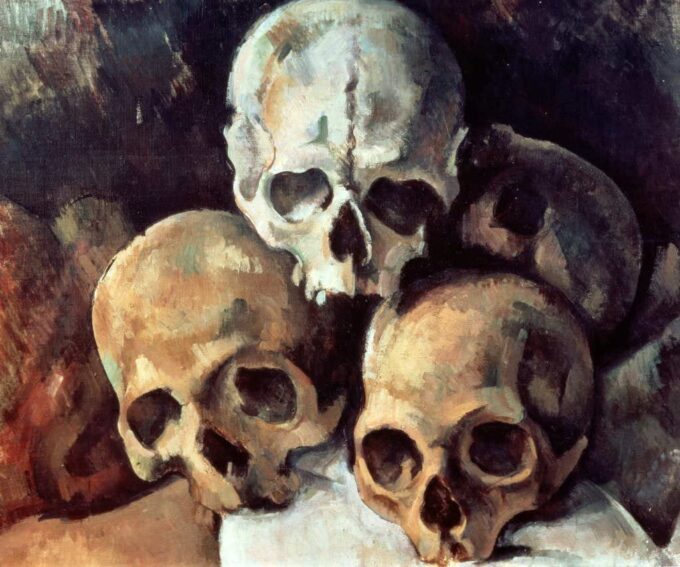 Pyramid of Skulls - Paul Cézanne