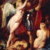 Le couronnement du héros de vertu - Peter Paul Rubens - Reproductions de tableaux et peintures haut de gamme