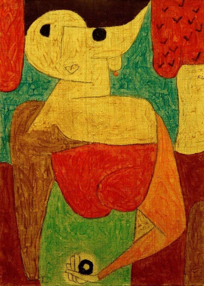 Conference centered on the omphalo - Paul Klee