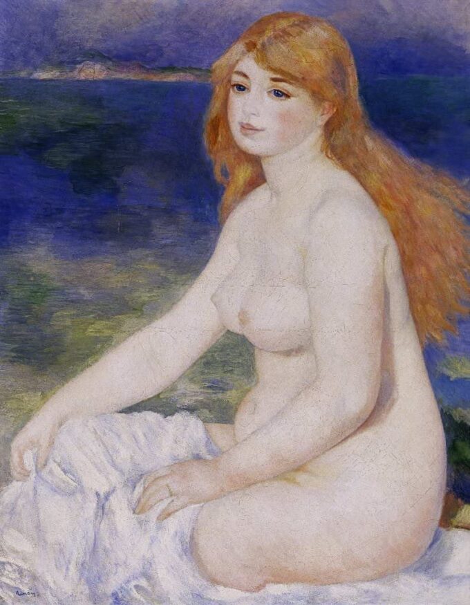 Bather (Blond Bather II) - Pierre-Auguste Renoir